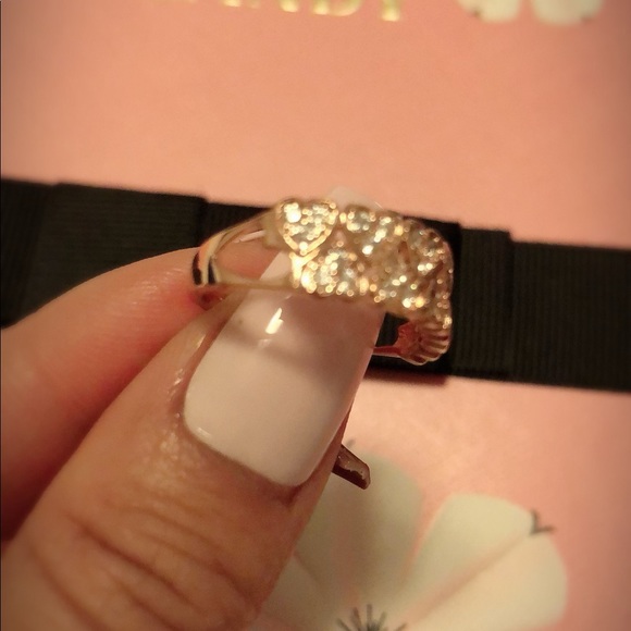 💕Heart 2 Heart Rose Gold Tone Ring💕 - Picture 5 of 5